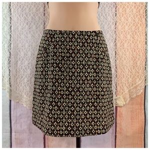 Vintage Express Geometric Design Tiny 26X16 Skirt